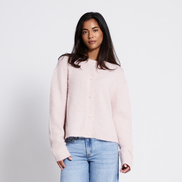 Knit cardigan "Alva" powder pink